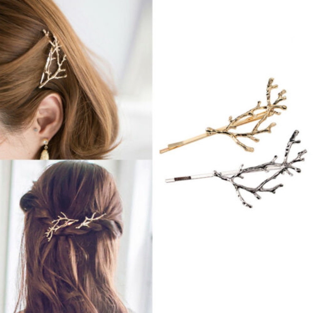 (Set of 2) Branches Hair Clip Pins - Picture 8 of 8